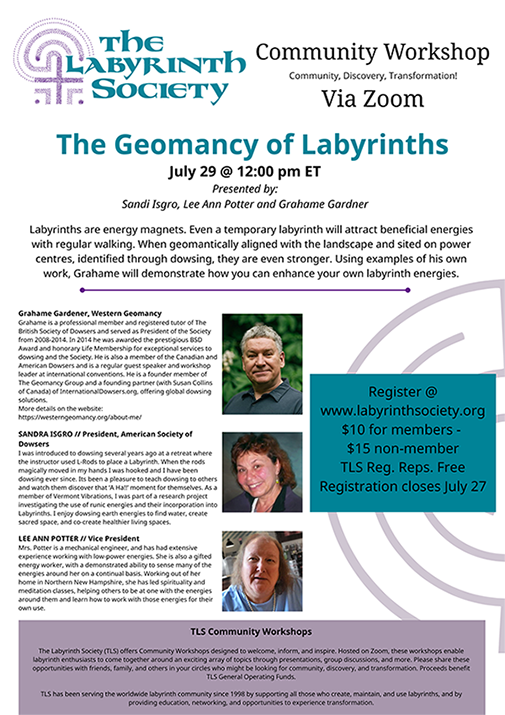 Geomancy of Labyrinths flyer