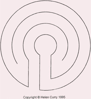 Concentric Labyrinth Diagram 2