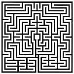 image of the St. Omer pavement labyrinth